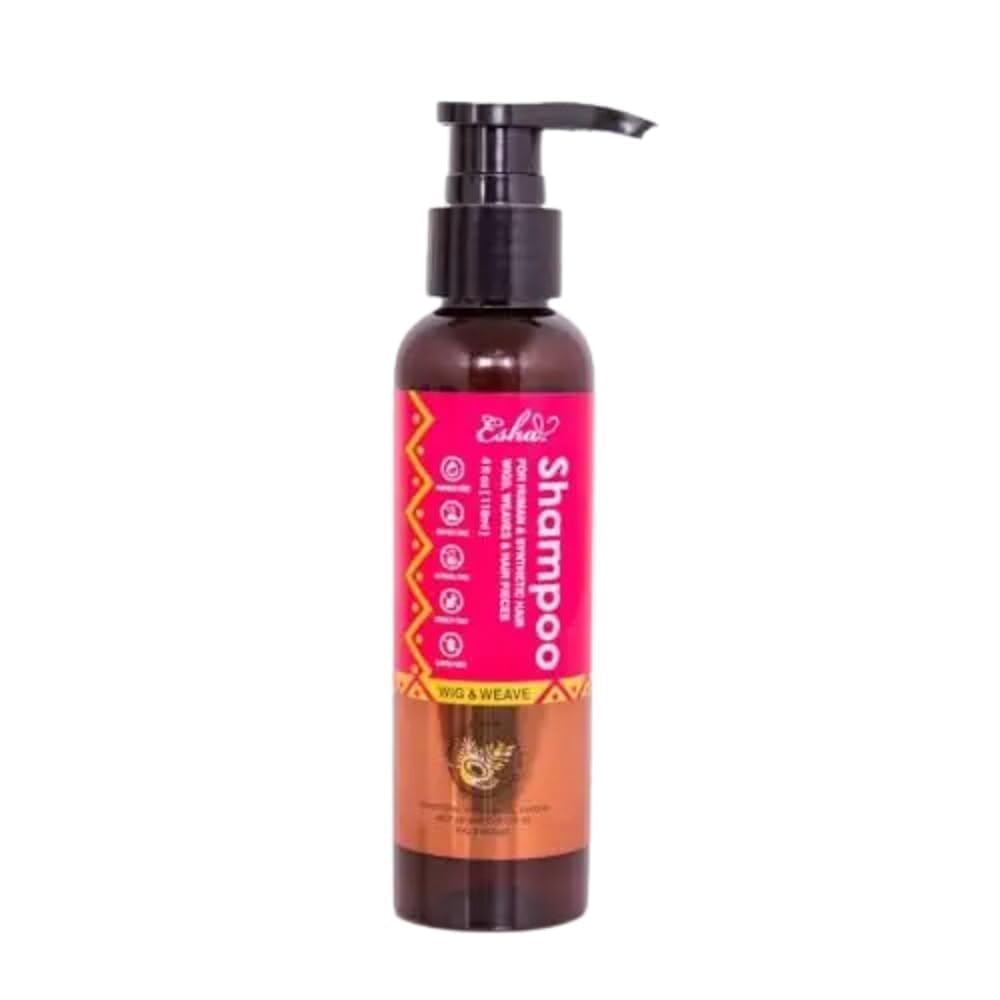 Esha Wig Revival Kit – Wig Shampoo & Detangler for Human Hair & Synthetic Wigs