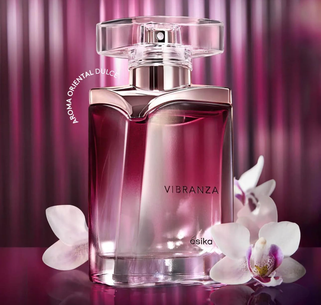 ESIKA Vibranza Parfum 45 ml | Sweet Oriental Fragrance with Vanilla Orchid & Coffee Flower