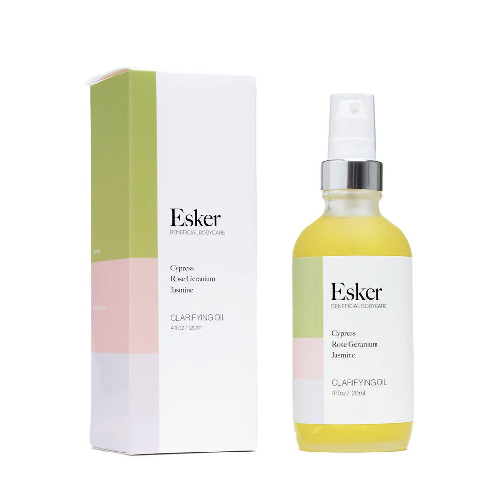 ESKER Scent-Free Clarifying Body Oil for Sensitive Skin | Vegan & Cruelty-Free (4 oz)