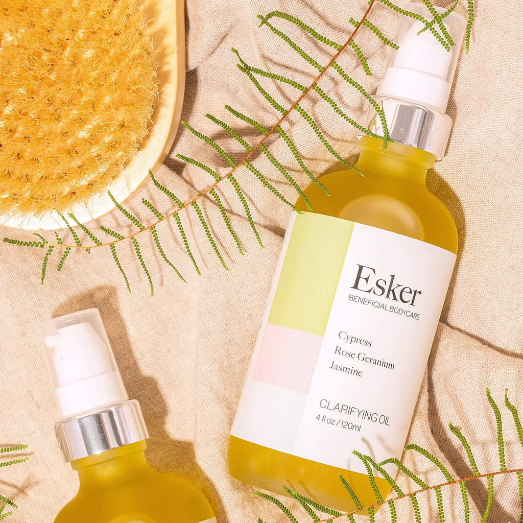 ESKER Scent-Free Clarifying Body Oil for Sensitive Skin | Vegan & Cruelty-Free (4 oz)