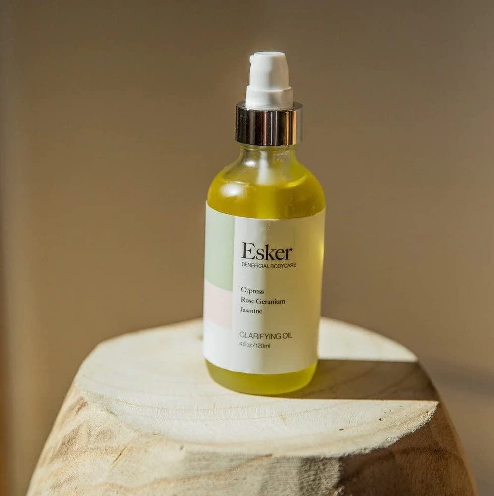 ESKER Scent-Free Clarifying Body Oil for Sensitive Skin | Vegan & Cruelty-Free (4 oz)