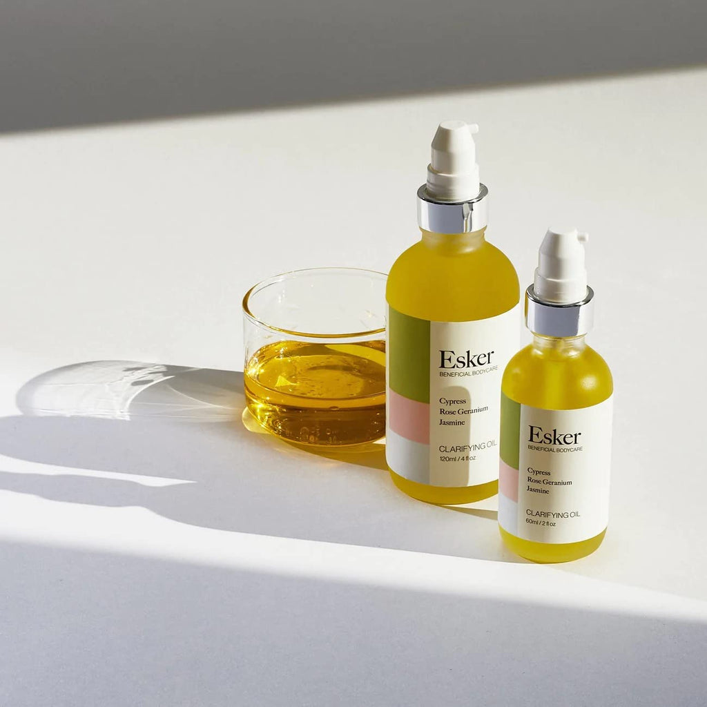 ESKER Scent-Free Clarifying Body Oil for Sensitive Skin | Vegan & Cruelty-Free (4 oz)