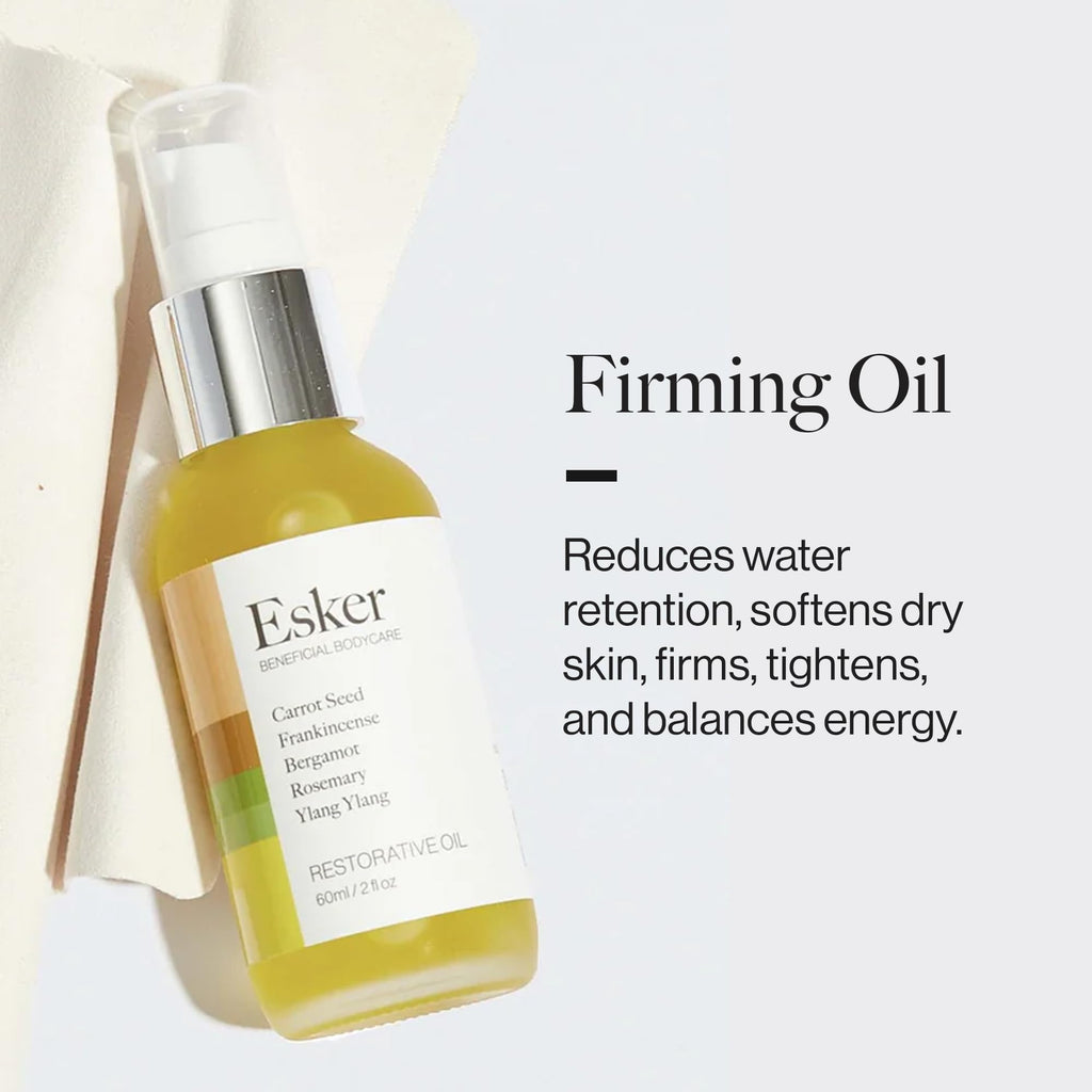 Esker Limited Edition Body Plane Set — Lymphatic Drainage Massager + Luxury Firming Oil | Vegan & Cruelty-Free Gift Set