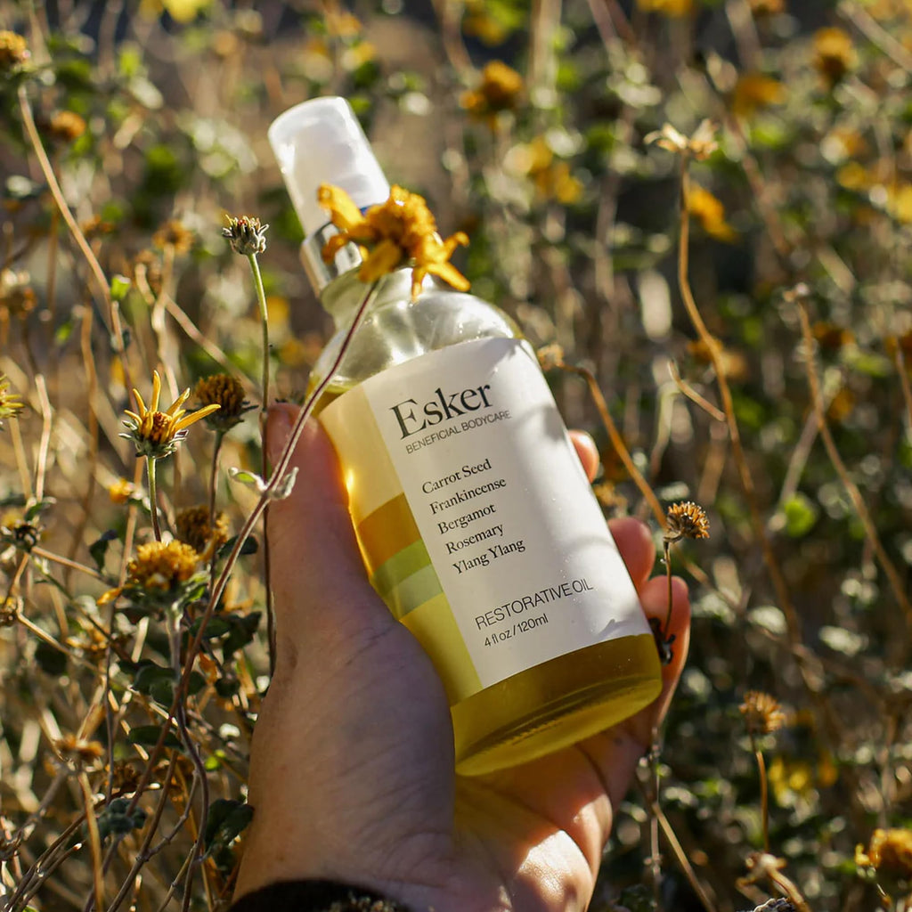 ESKER Restorative Body Oil | Deep Hydration, Quick Absorption & Circulation Support | 4oz