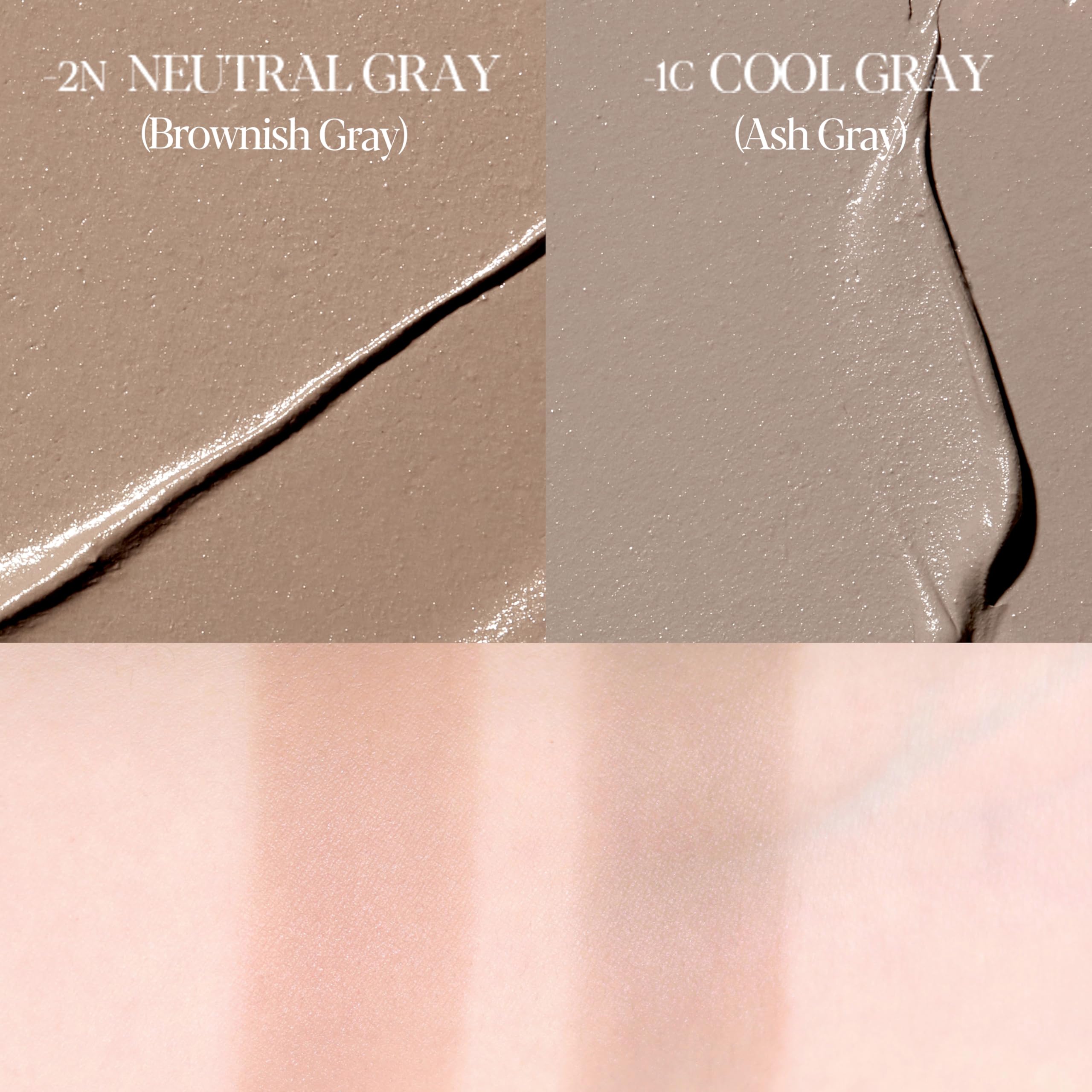 Espoir Be Glow Shading Stick Contour #1 Neutral Gray | Creamy, Blendable Contour with Hyaluronic Peptide