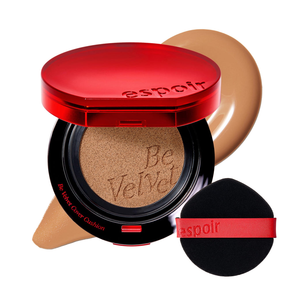 Espoir Be Velvet Cushion Foundation #32 Cinnamon | Long-Lasting Color & Velvety Finish