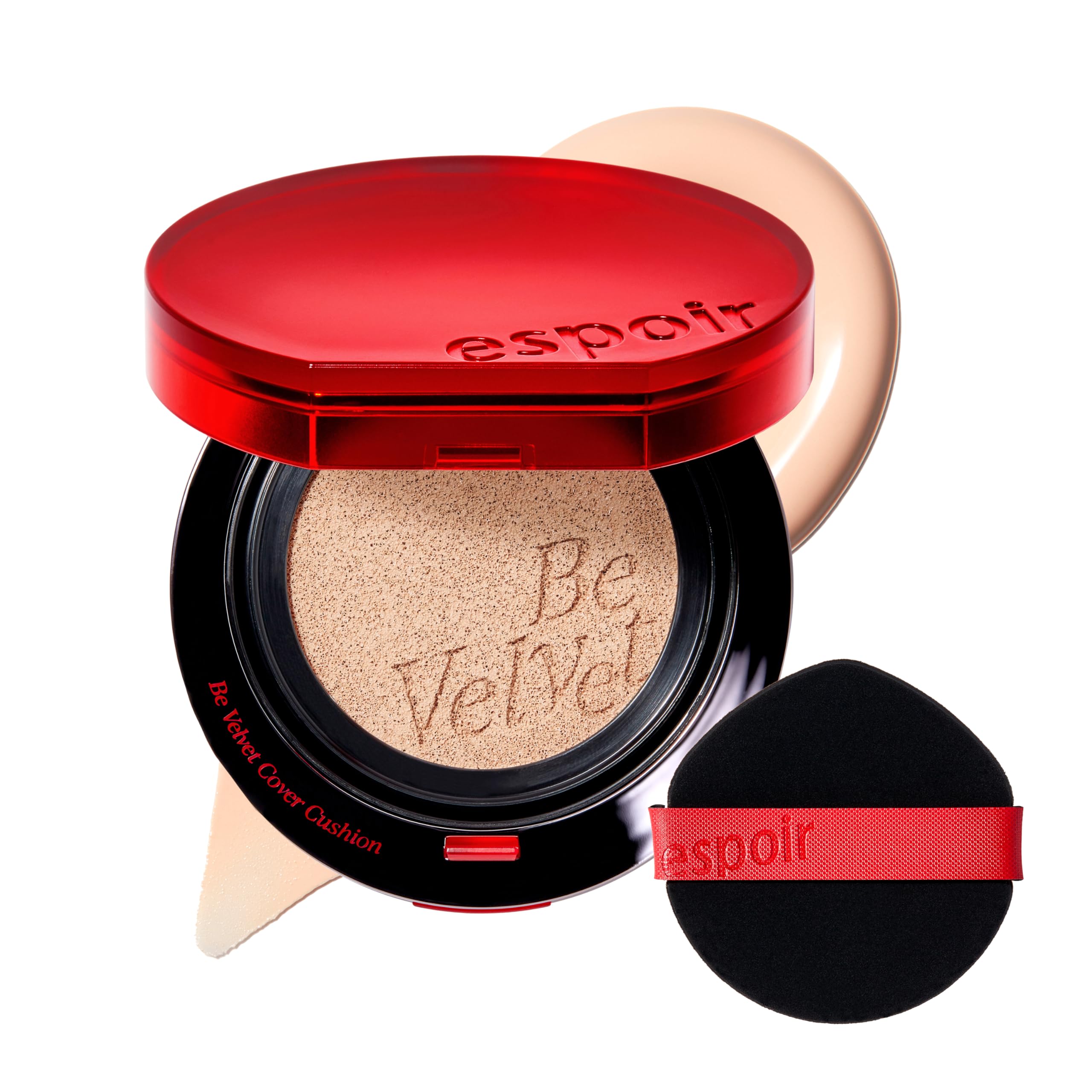 Espoir Be Velvet Cushion Foundation #20 Vanilla – Long-Lasting Color, Zero Oxidation, Velvety Finish