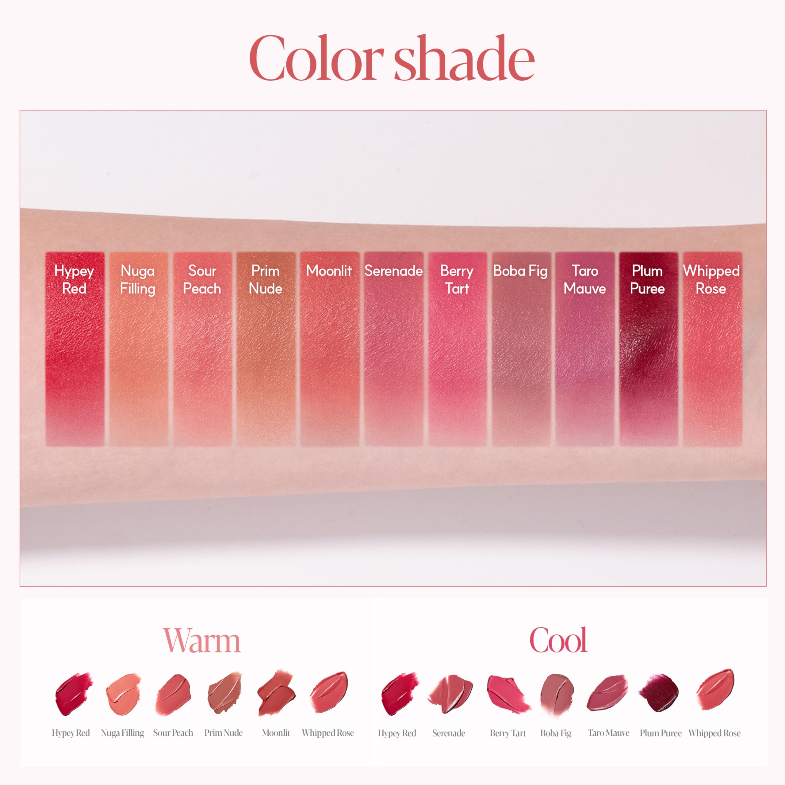 Espoir Couture Lip Tint Fitting Blur #3 Sour Peach | Smudge-Proof Lip Stain, Lightweight Matte Finish, Vegan Korean Makeup 0.14 oz
