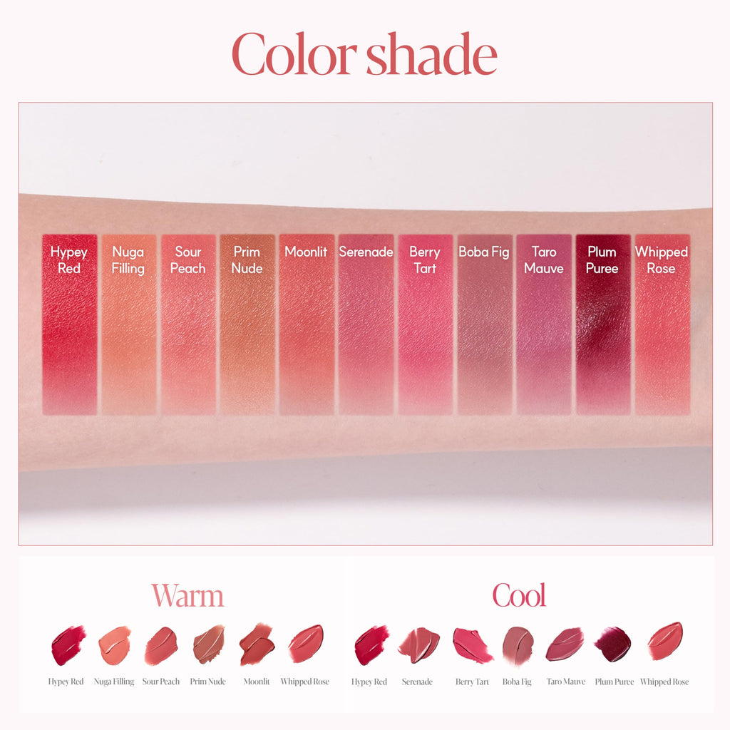 Espoir Couture Lip Tint Fitting Blur #10 Plum Pure – Smudge-Proof, Soft Creamy Texture, Lightweight Matte Finish | 0.14 oz