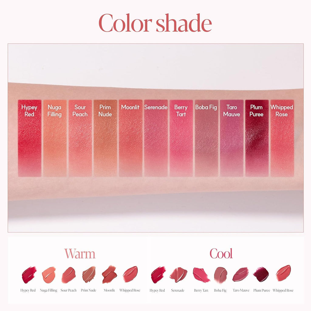 Espoir Couture Lip Tint Fitting Blur Rose Crema — Vegan, Lightweight Semi-Matte Lip Stain