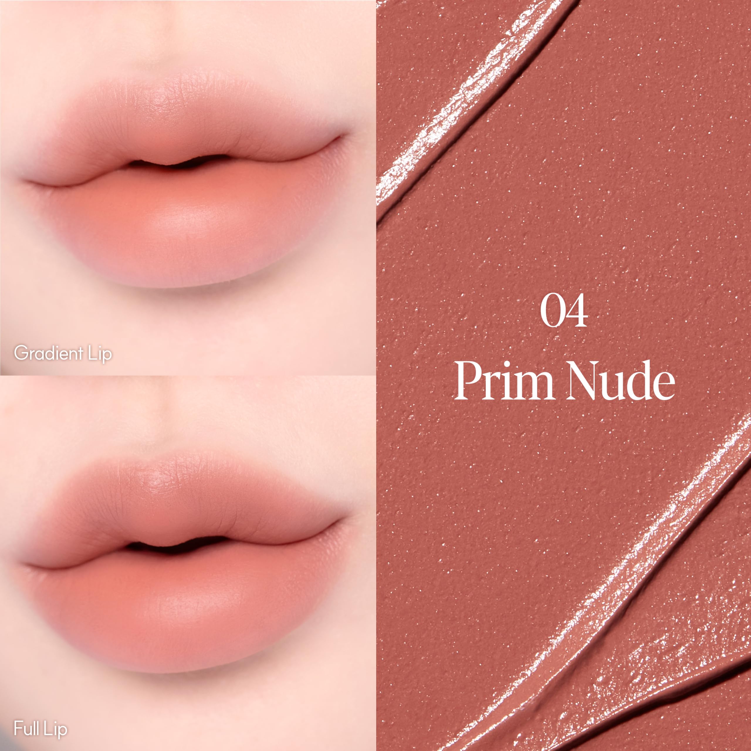 Espoir Couture Lip Tint Fitting Blur #4 Prim Nude – Smudge-Proof, Lightweight Matte Lip Stain (0.14 oz)