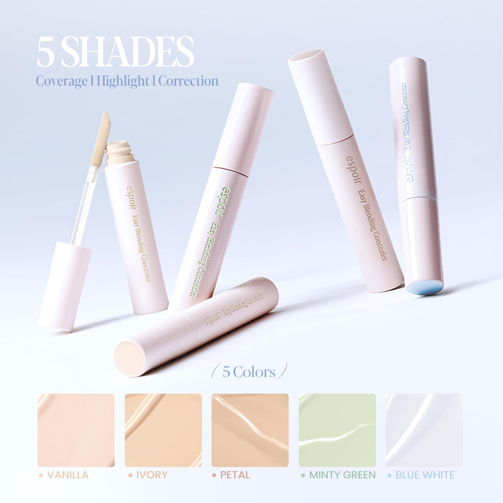 Espoir Easy Blending Concealer #4 Minty Green – Seamless Coverage & Easy Blend for Daily Use