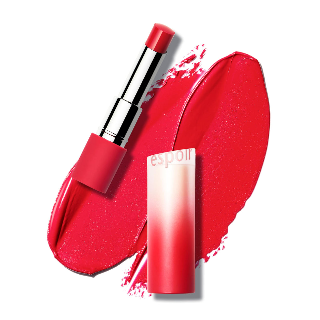 Espoir Lipstick Nowear Volume Matte #4 Red-y Set Go | Airy Velvet Matte, Long-Lasting Color, Creamy Texture, Cruelty-Free Korean Lip Makeup 0.1 oz