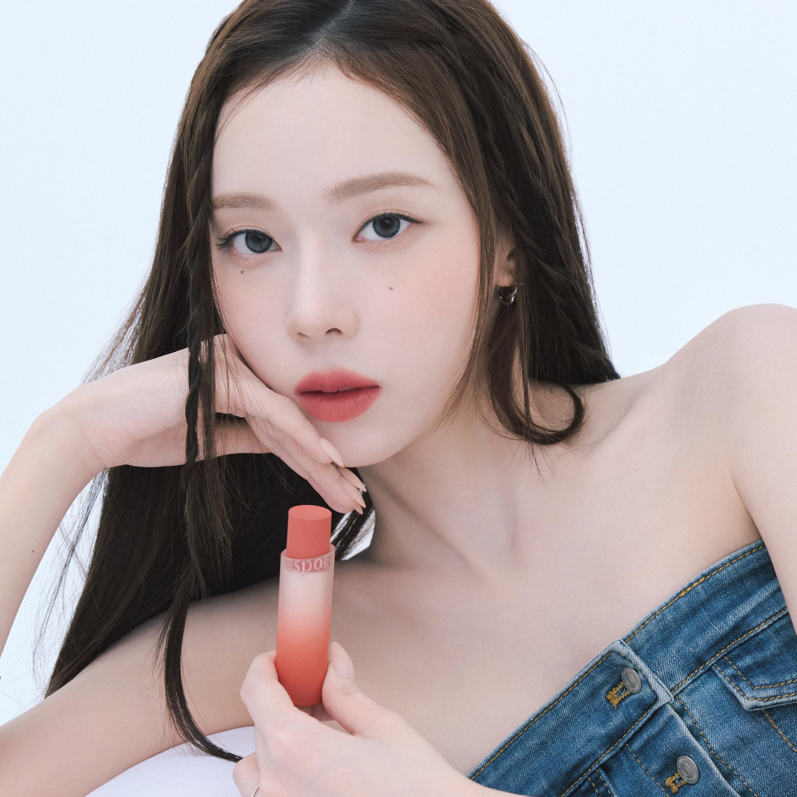 Espoir Lipstick Nowear Volume Matte #4 Red-y Set Go | Airy Velvet Matte, Long-Lasting Color, Creamy Texture, Cruelty-Free Korean Lip Makeup 0.1 oz