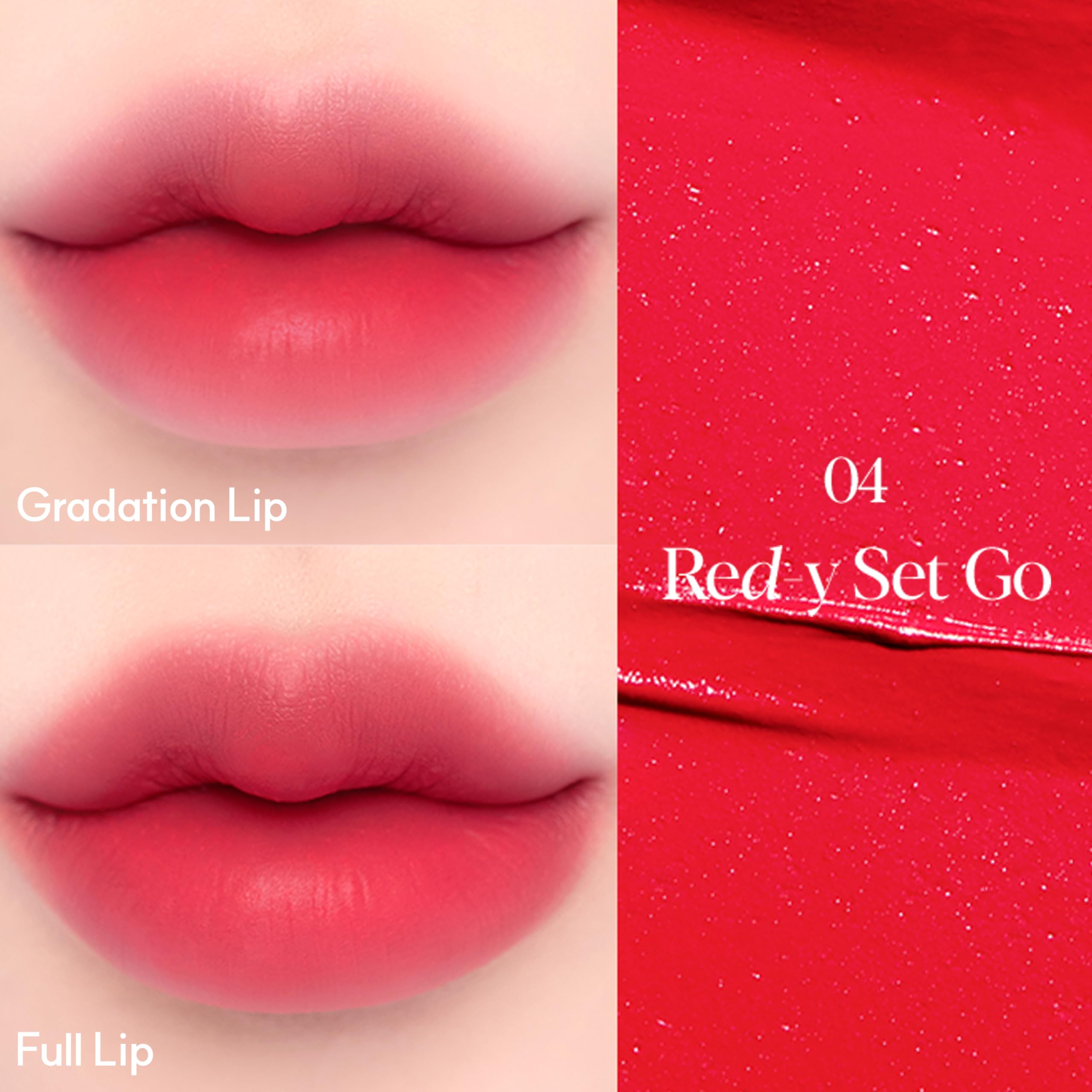 Espoir Lipstick Nowear Volume Matte #4 Red-y Set Go | Airy Velvet Matte, Long-Lasting Color, Creamy Texture, Cruelty-Free Korean Lip Makeup 0.1 oz