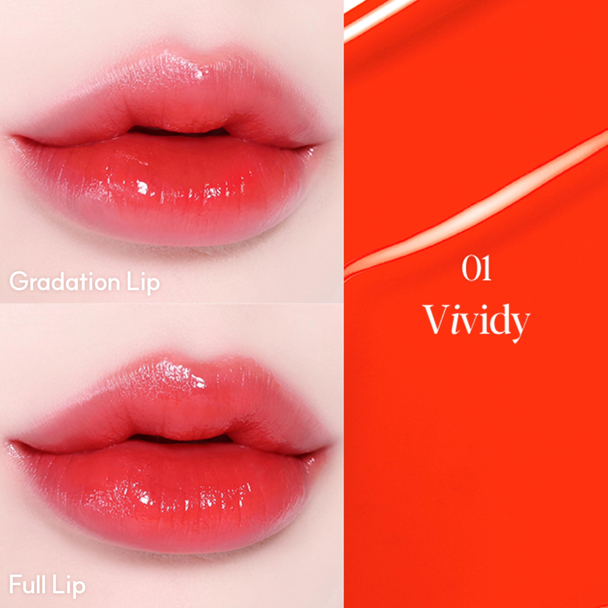 Espoir Nowear Balming Glow Lipstick #1 Vividy 0.1oz | Lightweight Moisturizing Lip Color, Long-Lasting, Non-Sticky | Vegan & Cruelty-Free | Korean Lip Makeup