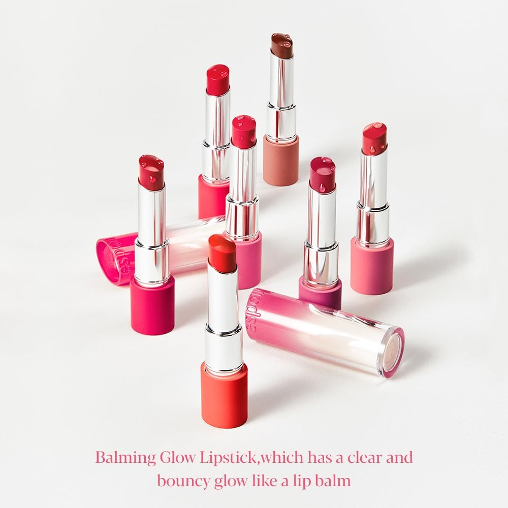 Espoir Nowear Balming Glow Lipstick #1 Vividy 0.1oz | Lightweight Moisturizing Lip Color, Long-Lasting, Non-Sticky | Vegan & Cruelty-Free | Korean Lip Makeup