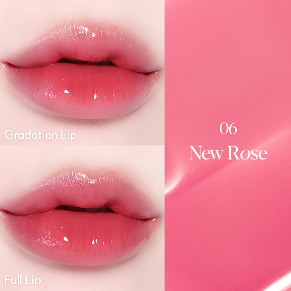 Espoir Nowear Balming Glow Lipstick #6 New Rose 0.1oz | Lightweight Moisturizing Lip Color | Vegan Cruelty-Free