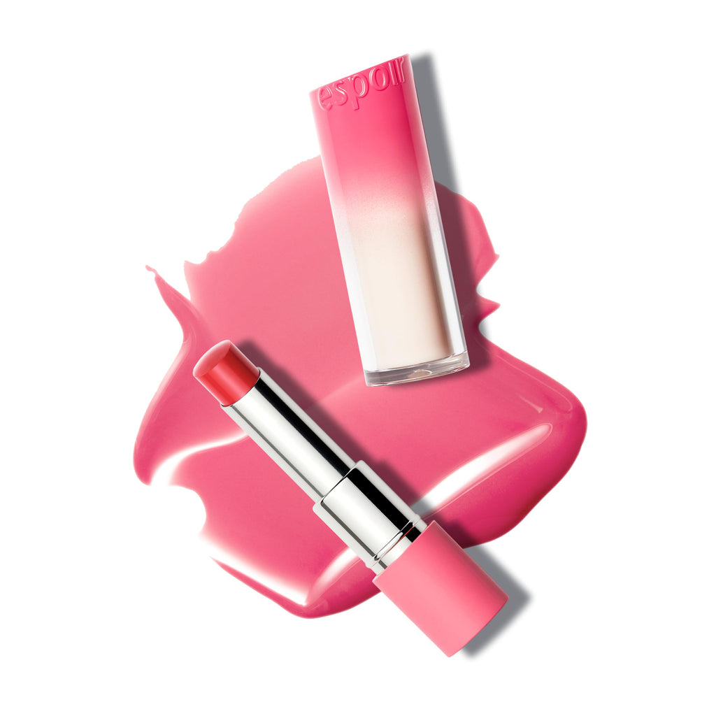 Espoir Nowear Balming Glow Lipstick #6 New Rose 0.1oz | Lightweight Moisturizing Lip Color | Vegan Cruelty-Free