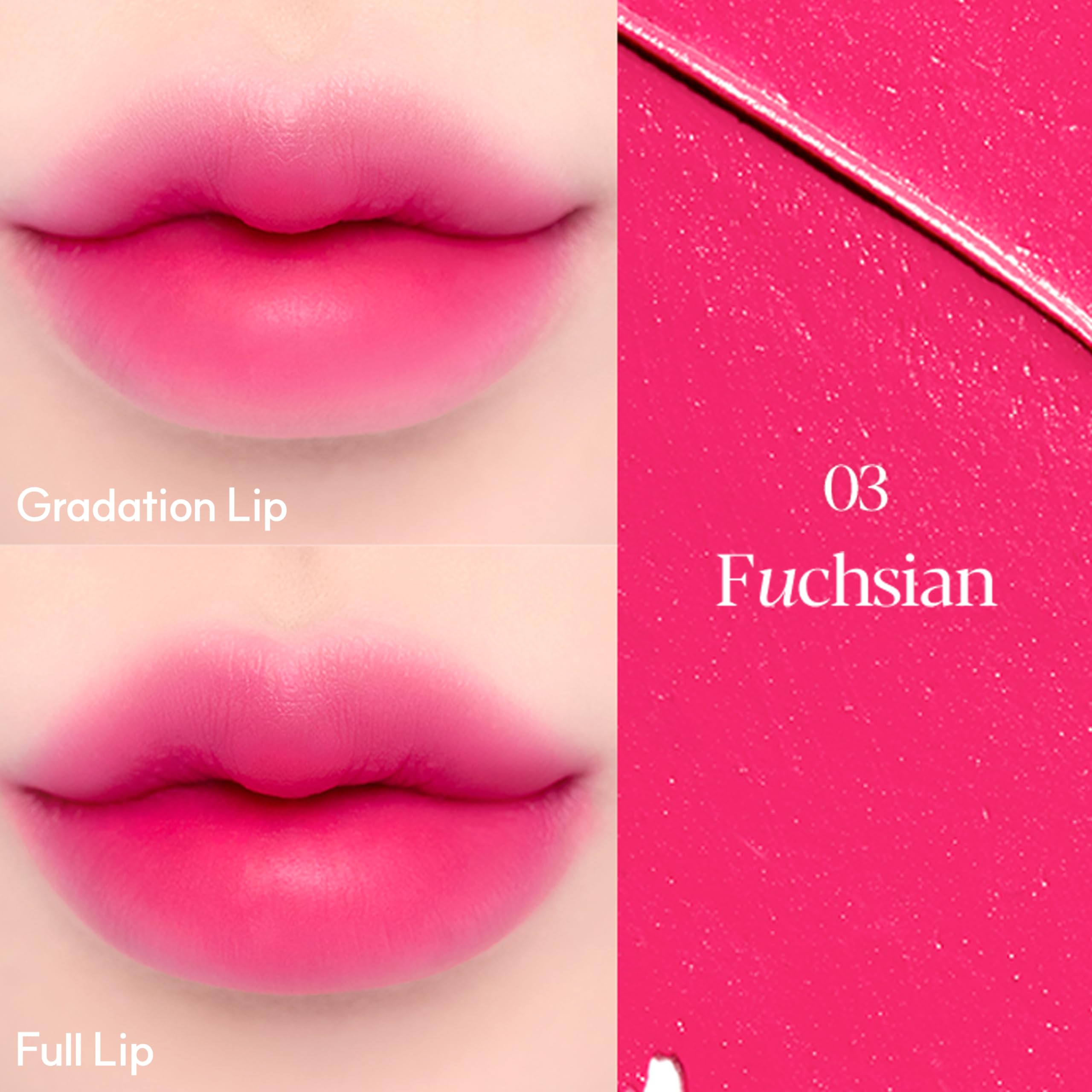 Espoir Nowear Volume Matte Lipstick #3 Fuchsian – Airy Velvet Finish, Long-Lasting Color