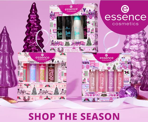 essence Extreme Shine Lip Gloss Gift Set — 4 Shades in One Set | Vegan & Cruelty-Free | Stocking Stuffer