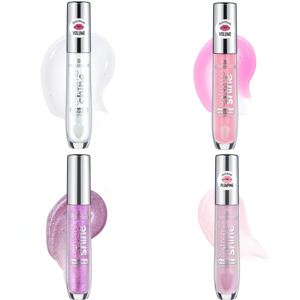 essence Extreme Shine Lip Gloss Gift Set — 4 Shades in One Set | Vegan & Cruelty-Free | Stocking Stuffer