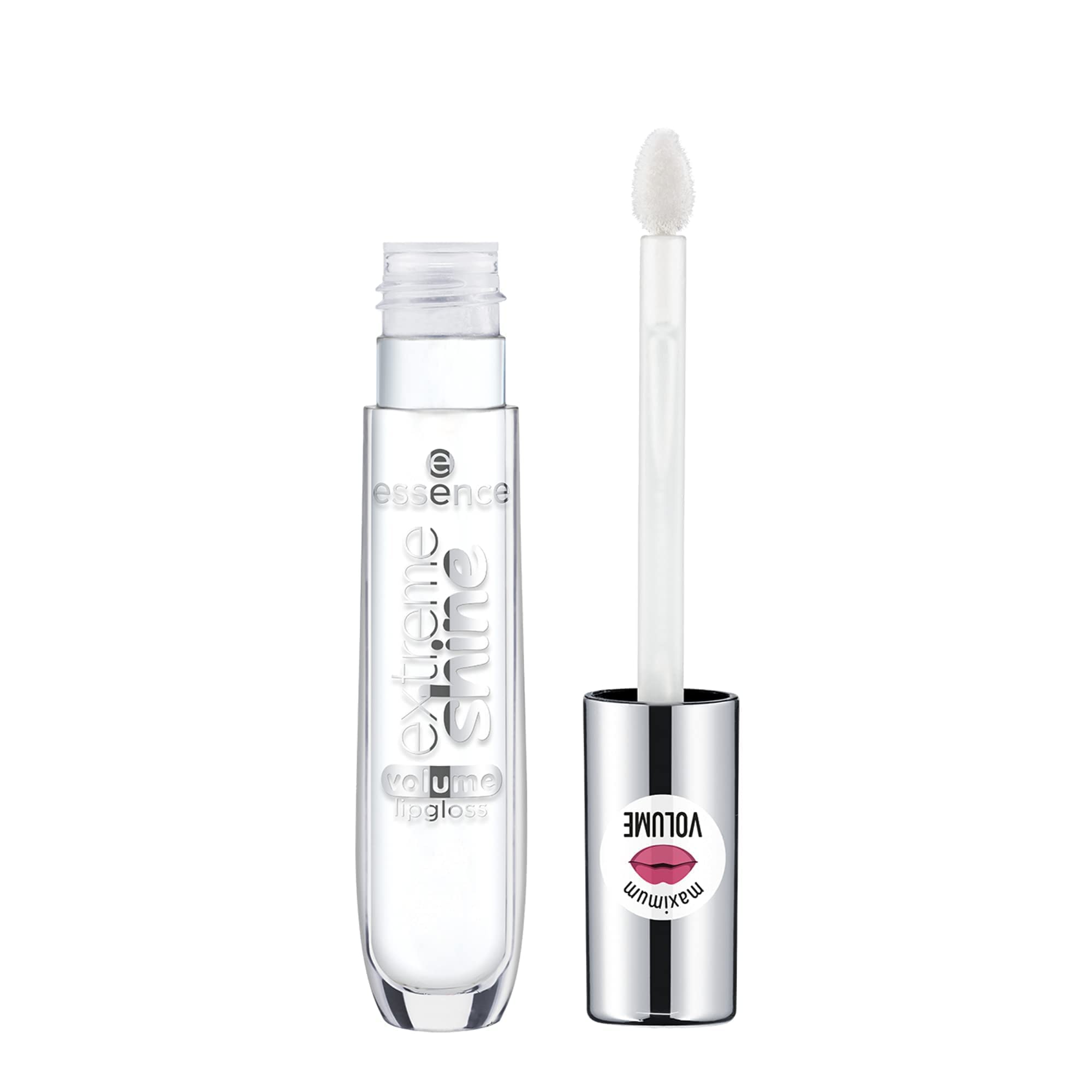Essence 3-Pack Extreme Shine Volume Lip Gloss – High Shine, Non-Sticky, Vegan & Cruelty-Free (Crystal Clear)