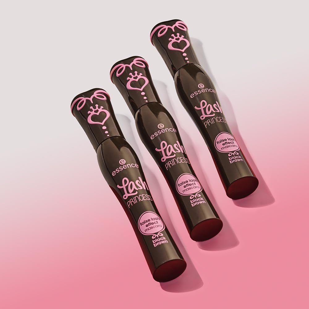 essence Lash Princess Brown Mascara 3-Pack – Intense Volume, Length & Definition | Vegan, Cruelty-Free & Paraben Free