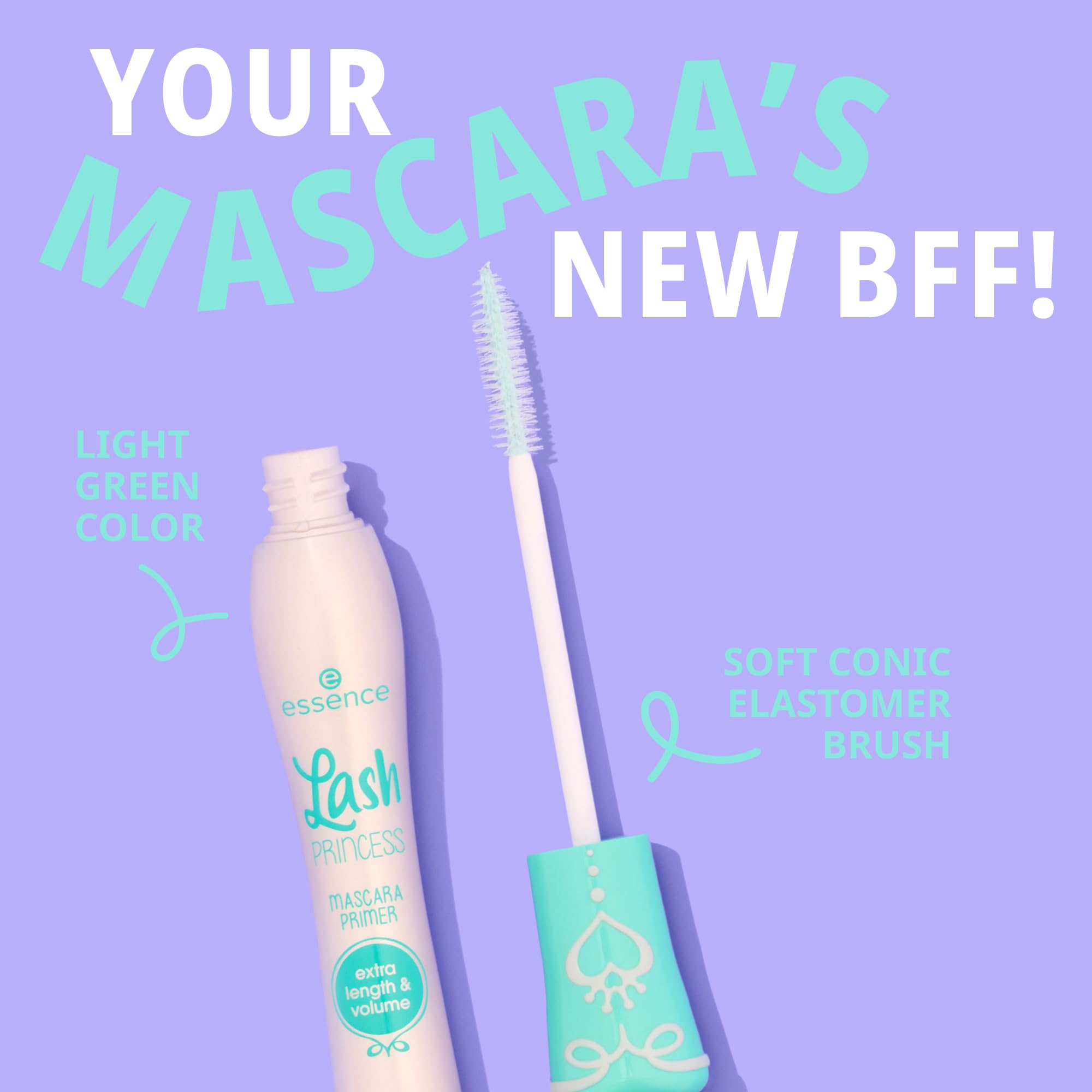 essence Lash Princess Holiday Gift Set – 4 Vegan, Cruelty-Free Mascaras (False Lash Effect, Waterproof, Primer, Curl & Volume)