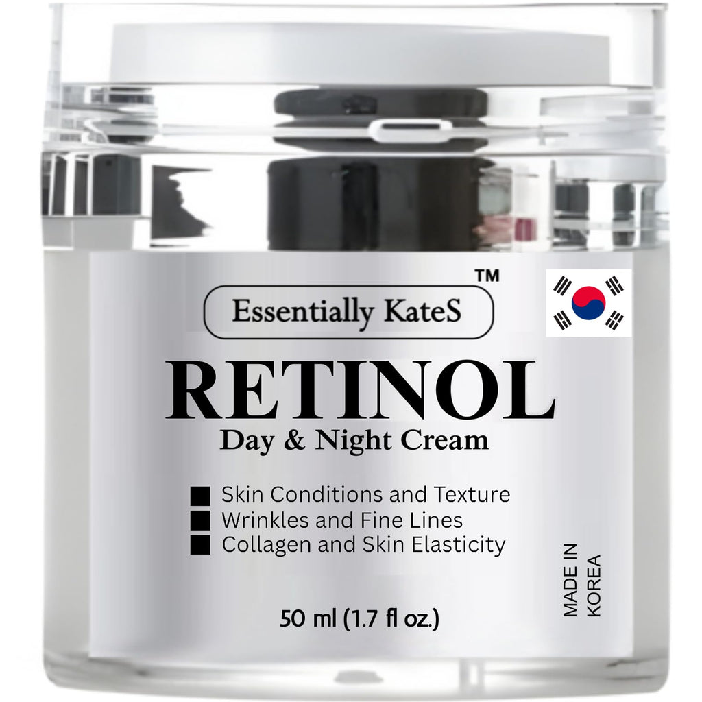 Essentially KateS Retinol Cream for Face & Eye – Gentle, Hydrating K-Beauty Moisturizer (50 ml)