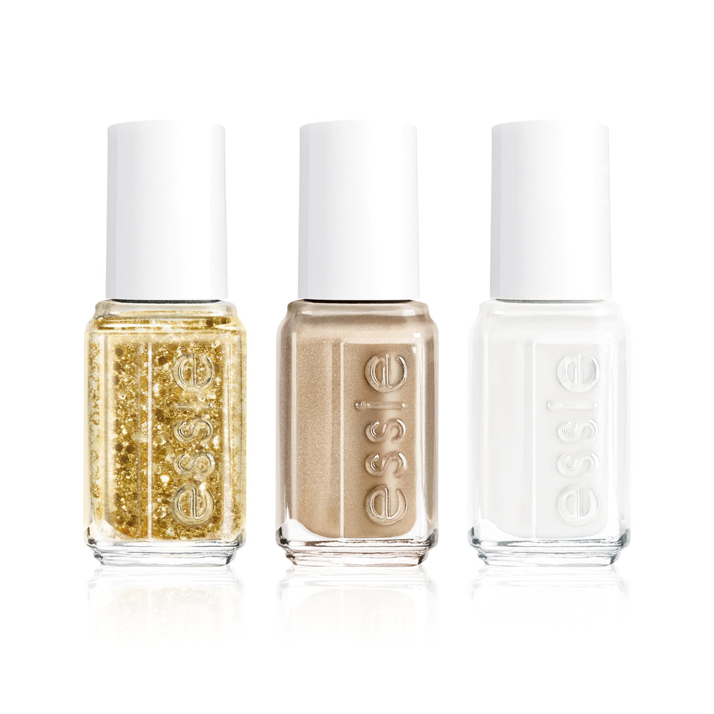 essie vegan nail polish - holiday 3-piece gift set champagne fizz