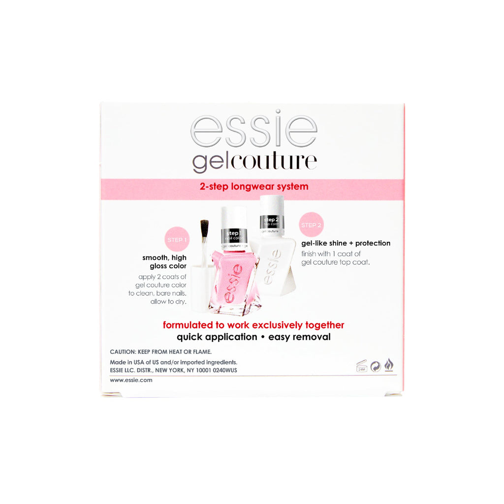 essie gel couture Inside Scoop Kit – vegan pink long-lasting mani, 1 set