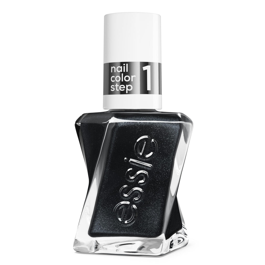 essie gel couture Long-Lasting Nail Polish – Liquid Diamonds, Green & Blue Pearl, Black Diamond