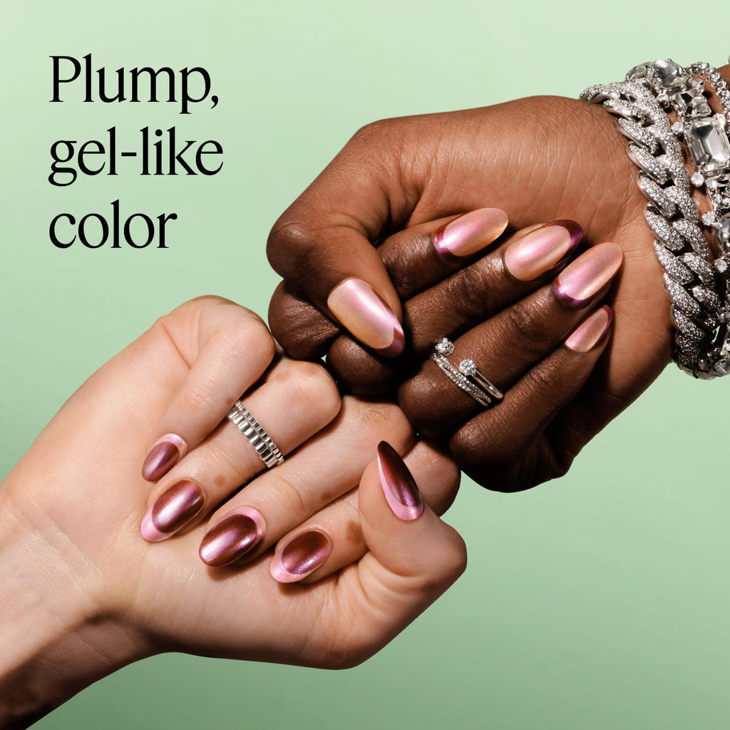 essie gel couture Long-Lasting Nail Polish – Liquid Diamonds, Green & Blue Pearl, Black Diamond