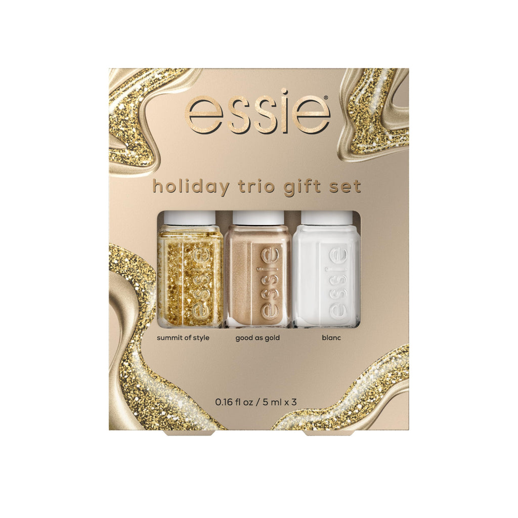 essie vegan nail polish - holiday 3-piece gift set champagne fizz