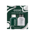 essie vegan holiday 2-piece nail polish gift set | original color + chrome effects