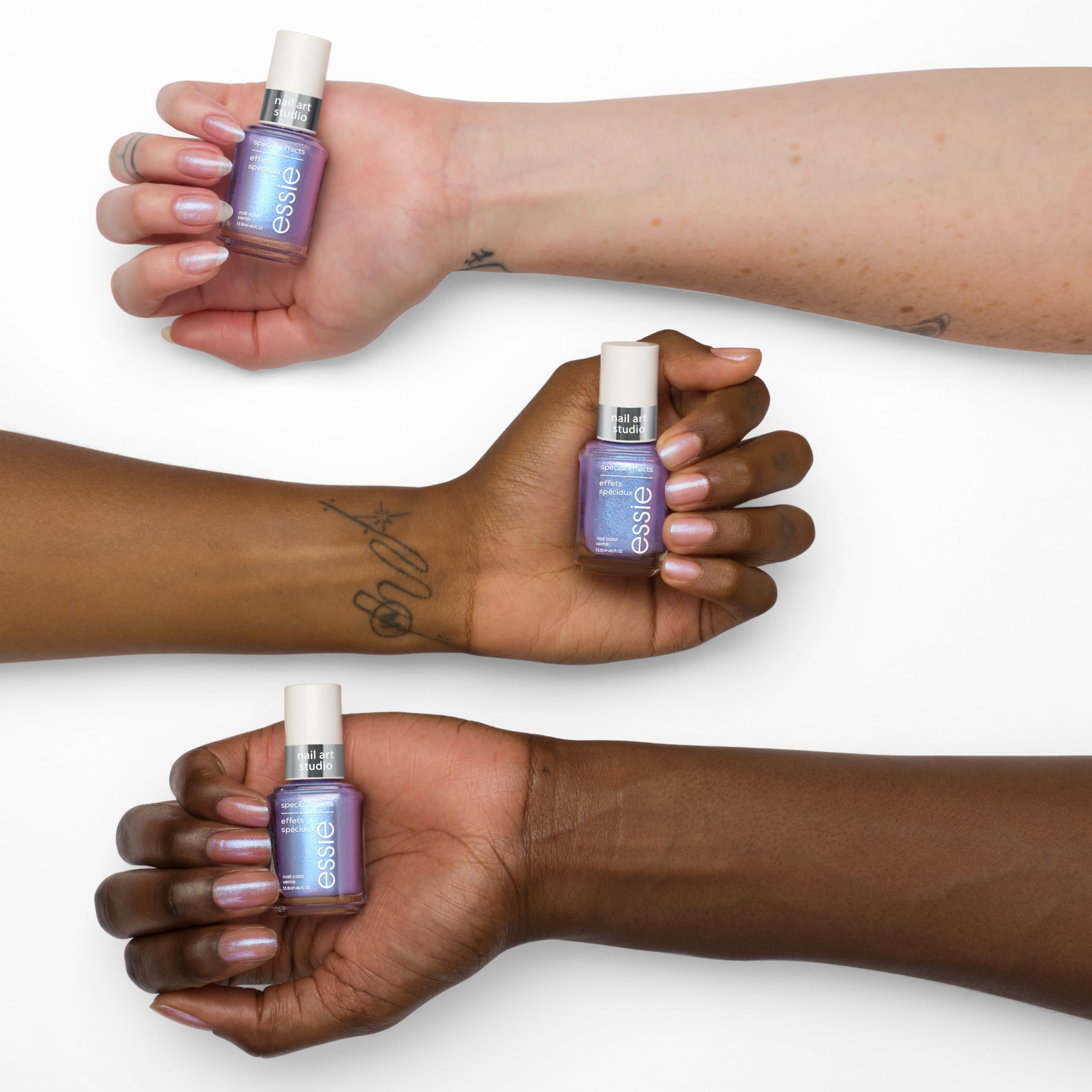 essie Nail Art Studio Special Effects Polish Ethereal Escape Purple Shimmer - Vegan