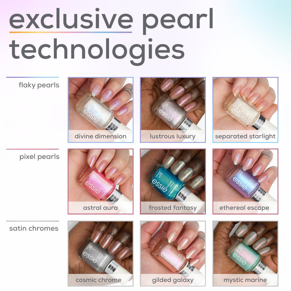 essie Nail Art Studio Special Effects Polish Ethereal Escape Purple Shimmer - Vegan