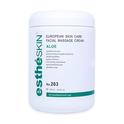 estheSKIN Aloe Facial Massage Cream 1000ml – Hydration, Elasticity & Soothing Care