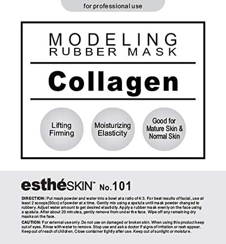 estheSKIN No.101 Collagen Peel-Off Modeling Mask, 35oz – Lifting, Hydration & Firmness