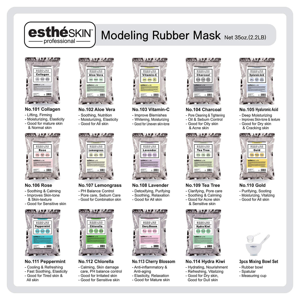estheSKIN No.101 Collagen Peel-Off Modeling Mask, 35oz – Lifting, Hydration & Firmness