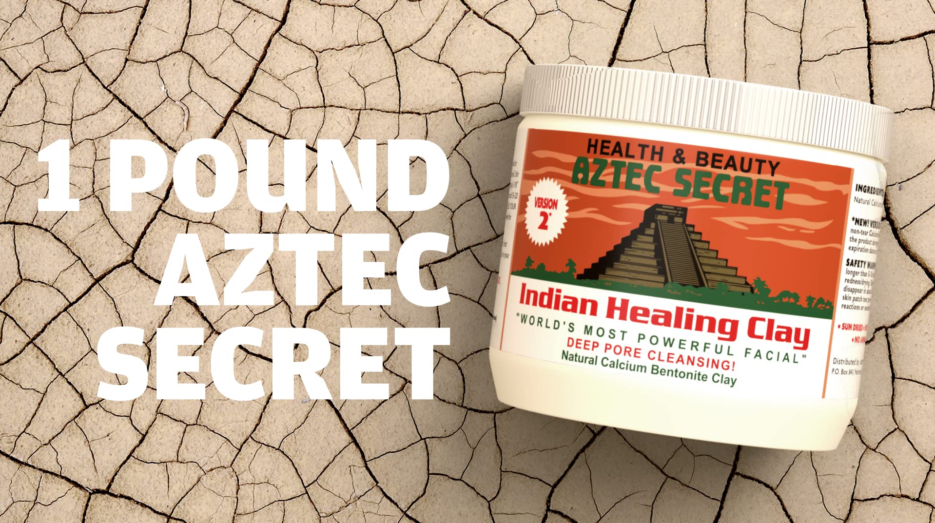 Aztec Secret Aztec Clay Premium Mask Set by Etana Beauty – All-In-One Kit