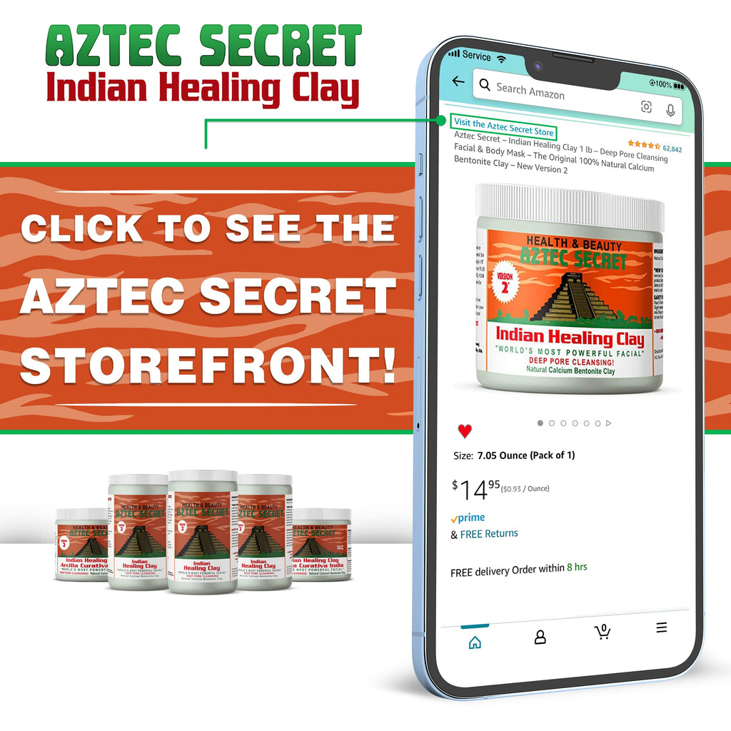 Aztec Secret Aztec Clay Premium Mask Set by Etana Beauty – All-In-One Kit