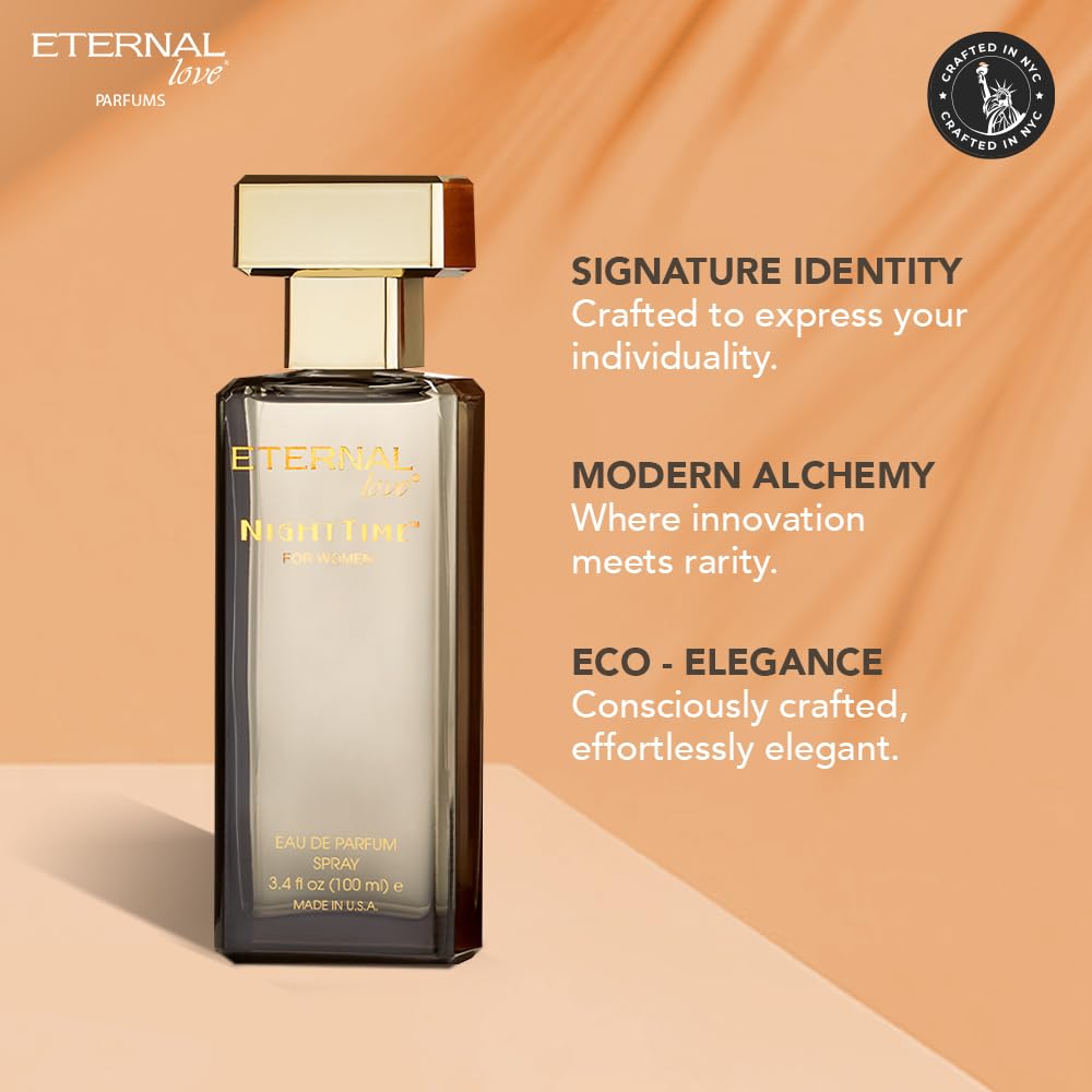 Eternal Love Nighttime for Women | Long-Lasting Floral Eau de Parfum 3.4oz