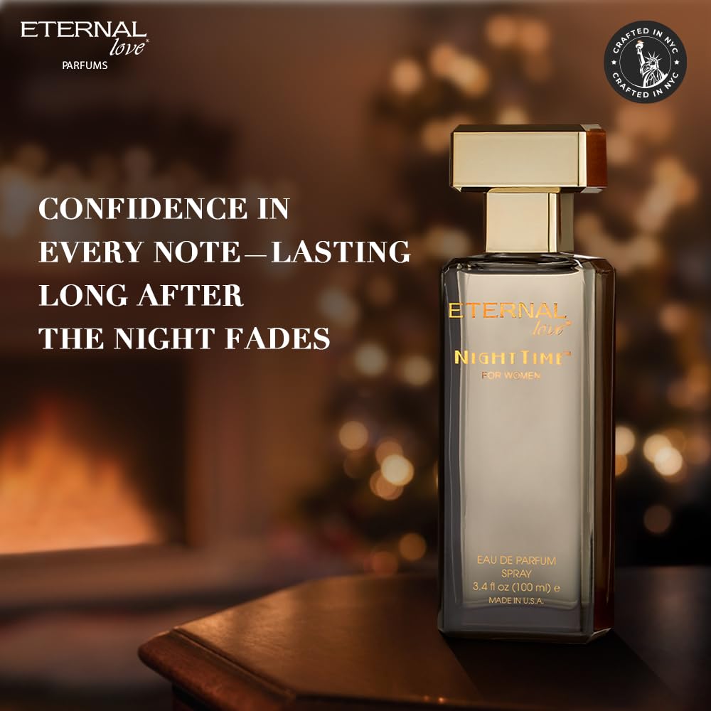 Eternal Love Nighttime for Women | Long-Lasting Floral Eau de Parfum 3.4oz