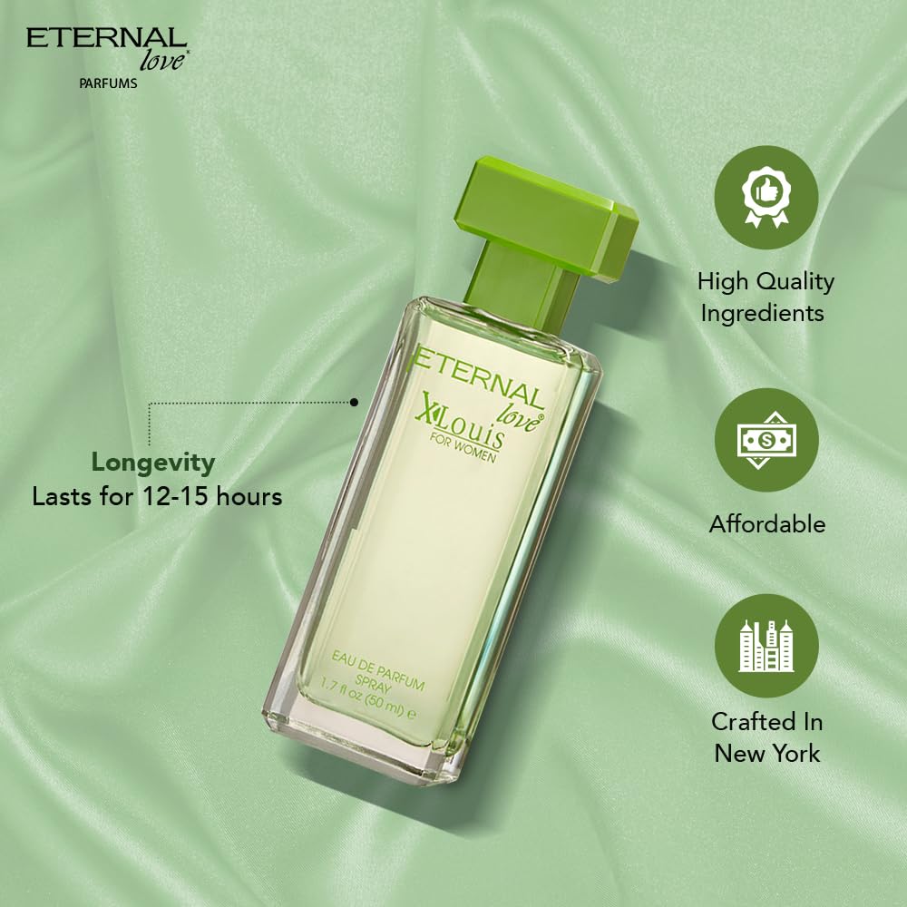 Eternal Love X-Louis for Women - Long Lasting EDP 50ml | Premium Floral Amber Vanilla Scent