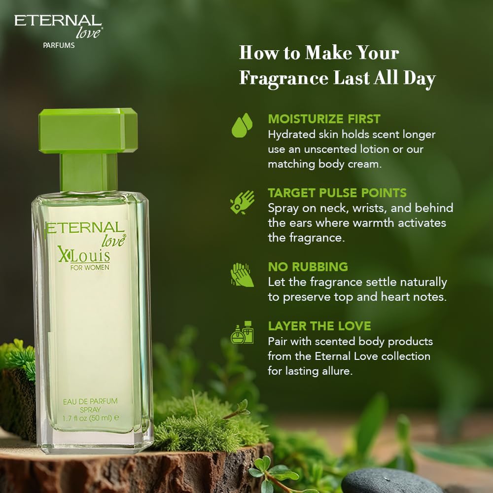 Eternal Love X-Louis for Women - Long Lasting EDP 50ml | Premium Floral Amber Vanilla Scent