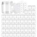 Eternal Moment 50-Pack 4oz Clear Plastic Jars with White Lids – Slime, Lotion, Cream & Makeup Containers