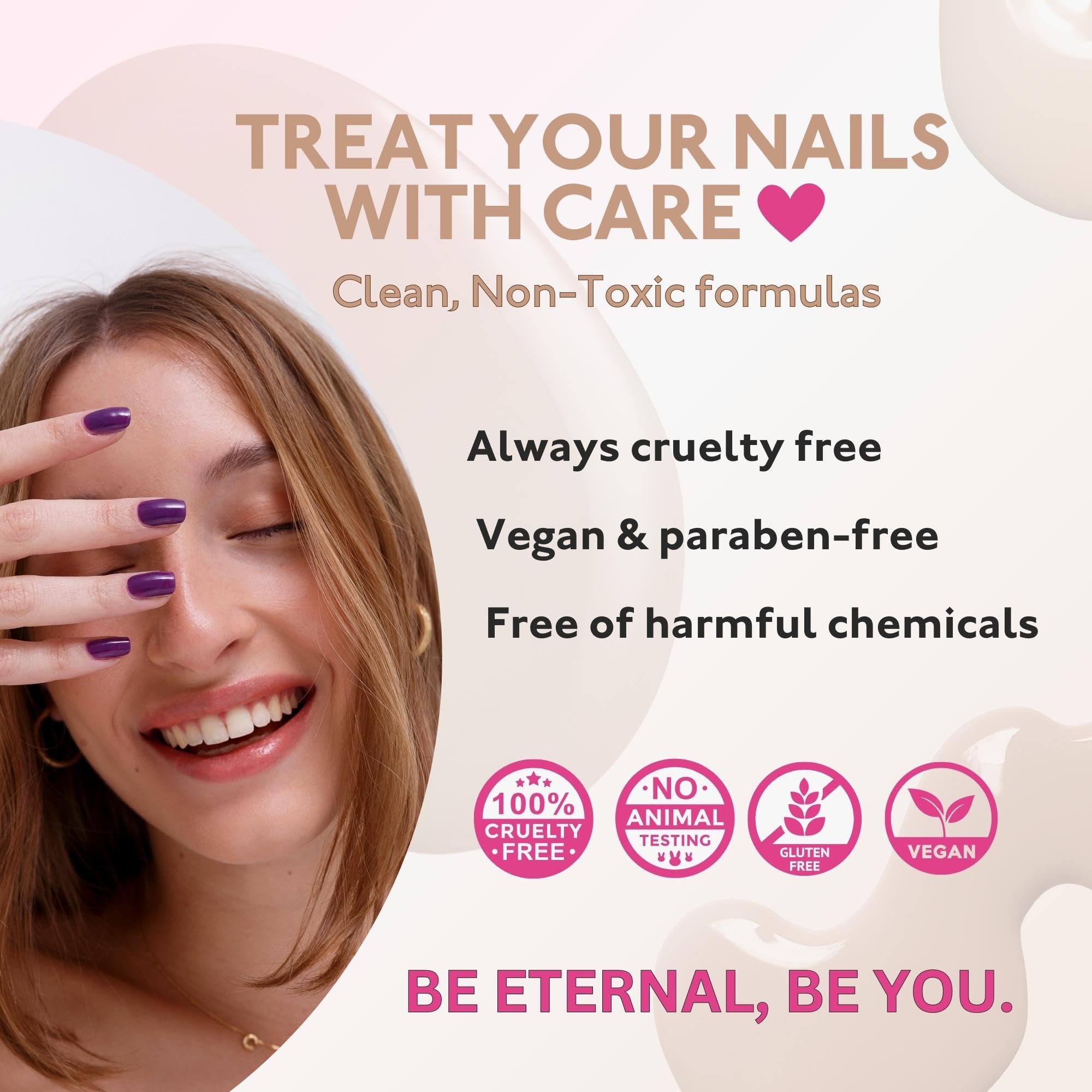 Eternal Nail Polish Set — 5-Piece Tie-Dye Kit, Long-Lasting, Quick-Dry, Cruelty-Free, Made in USA
