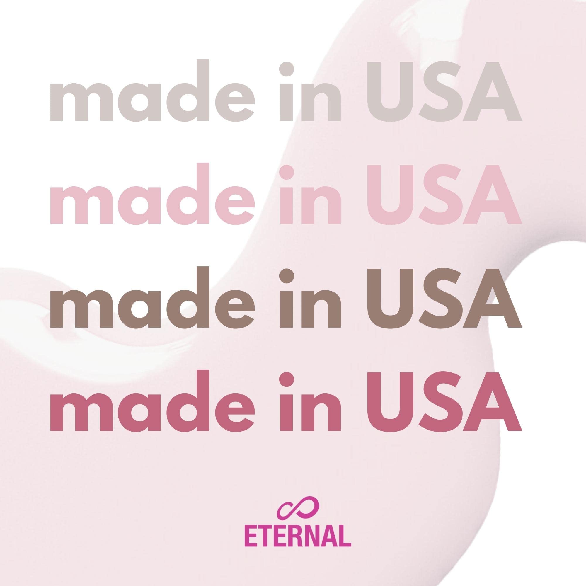 ETERNAL Nude Nail Polish Set for Women (NUDE ROSE GOLD) – 4-Piece Quick-Dry, Long-Lasting, Made in USA